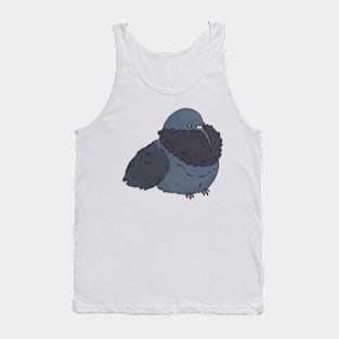 Fluffy pigeon drawing Tank Top